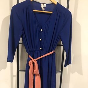 Francesca's Brand Dress with Tie Belt